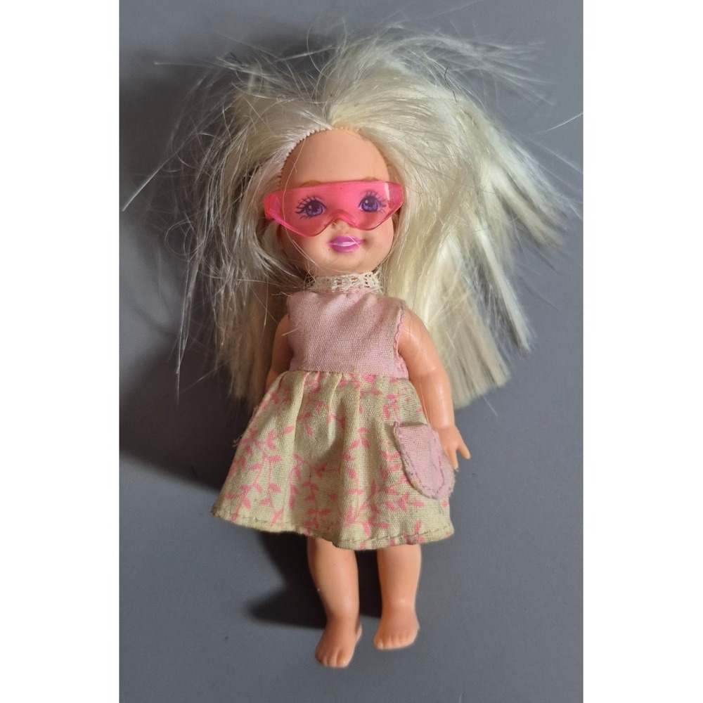 Vintage 90s Barbie's Sister Kelly Doll 4" Mattel